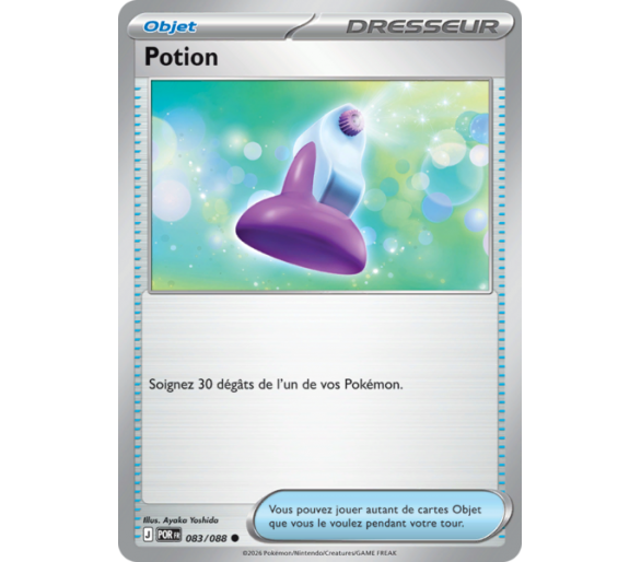 Objet Potion 83/88 - Carte Commune Reverse - Méga-Évolution Équilibre Parfait