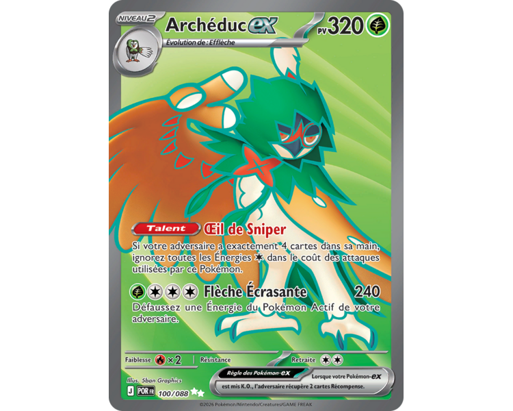 Archéduc-ex Pv 320 100/88 - Carte Ultra Rare Secrète - Méga-Évolution Équilibre Parfait