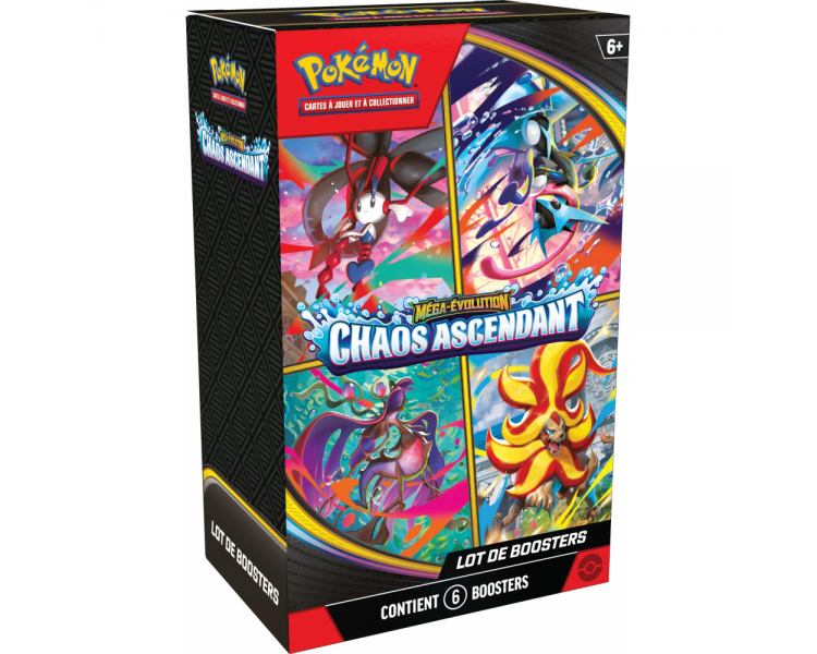 Bundle - 6 boosters - Méga-Évolution Chaos Ascendant – ME04