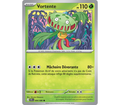 Vortente Pv 110 004/86 - Carte Commune Reverse - Méga-Évolution Chaos Ascendant