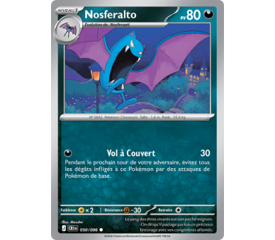 Nosferalto Pv 80 050/86 - Carte Commune Reverse - Méga-Évolution Chaos Ascendant