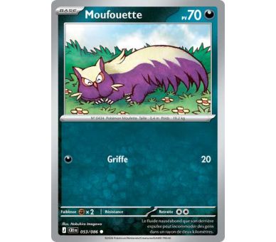 Moufouette Pv 70 053/86 - Carte Commune Reverse - Méga-Évolution Chaos Ascendant