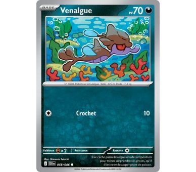 Venalgue Pv 70 058/86 - Carte Commune Reverse - Méga-Évolution Chaos Ascendant