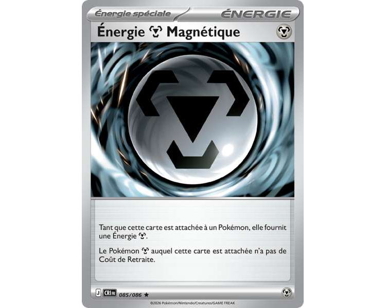 Énergie Spéciale Métal Magnétique 85/86 - Carte Rare Reverse - Méga-Évolution Chaos Ascendant
