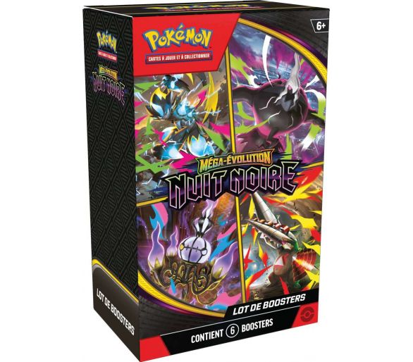 Bundle 6 Boosters - Méga-Évolution – Nuit Noire - FR