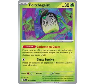 Poltchageist Pv 30 005/084 - Carte Commune Reverse - Méga-Évolution Nuit Noire