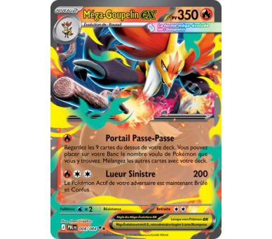 Méga-Goupelin-ex Pv 350 008/084 - Carte Double Rare - Méga-Évolution Nuit Noire