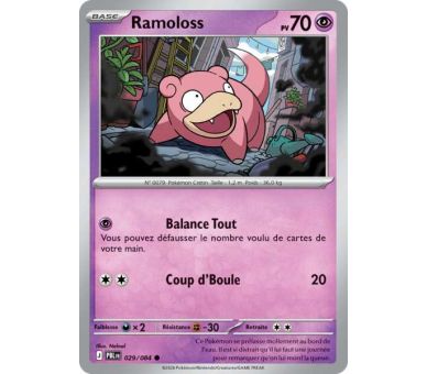 Ramoloss Pv 70 029/084 - Carte Commune Reverse - Méga-Évolution Nuit Noire