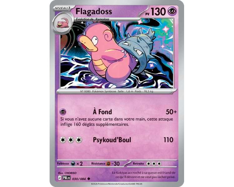 Flagadoss Pv 130 030/084 - Carte Peu Commune - Méga-Évolution Nuit Noire