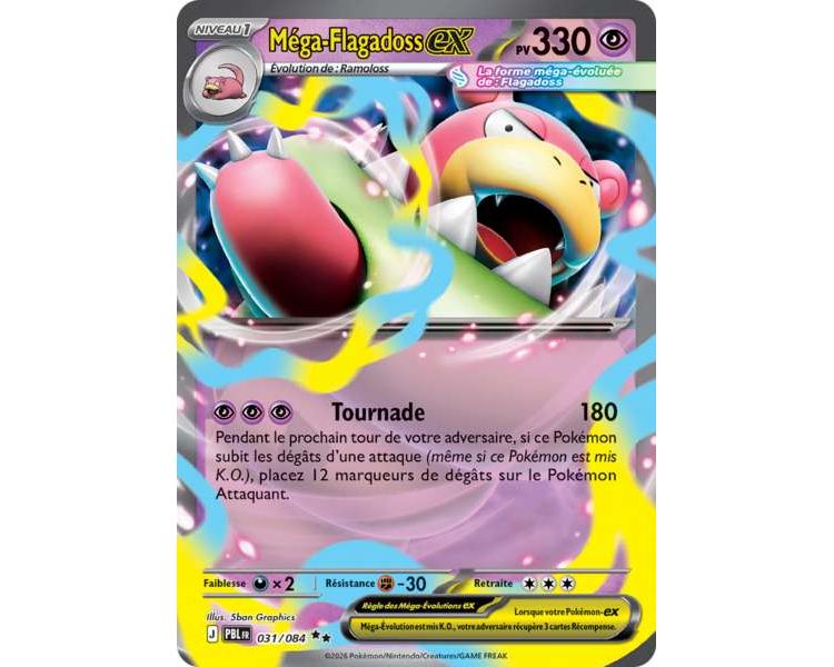 Méga-Flagadoss-ex Pv 330 031/084 - Carte Double Rare - Méga-Évolution Nuit Noire