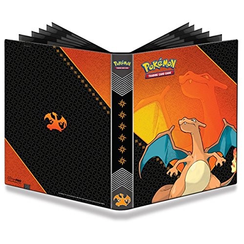 Ultra PRO Pokémon : Dracaufeu - Portfolio cahier range-cartes, Accessoire, Capacité 80 cartes, 10 pages, 4 pochettes