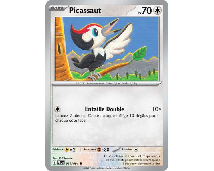 Picassaut Pv 70 066/084 - Carte Commune Reverse - Méga-Évolution Nuit Noire