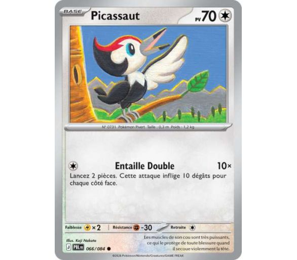 Picassaut Pv 70 066/084 - Carte Commune Reverse - Méga-Évolution Nuit Noire