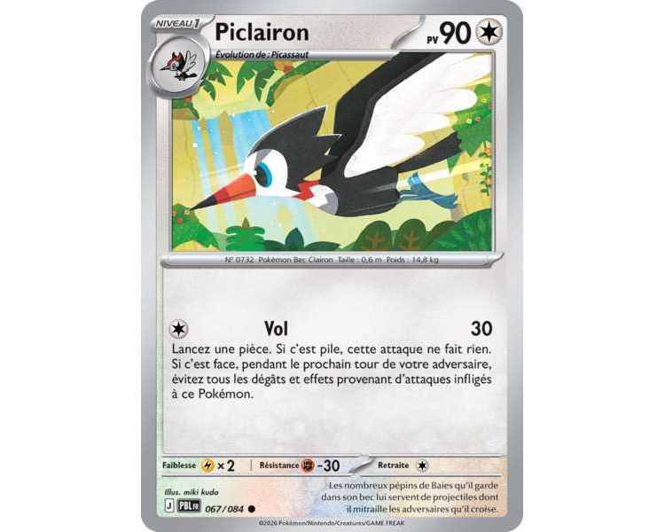 Piclairon Pv 90 067/084 - Carte Commune Reverse - Méga-Évolution Nuit Noire