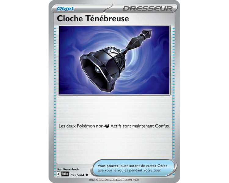 Outil Cloche Ténébreuse 075/084 - Carte Peu Commune Reverse - Méga-Évolution Nuit Noire