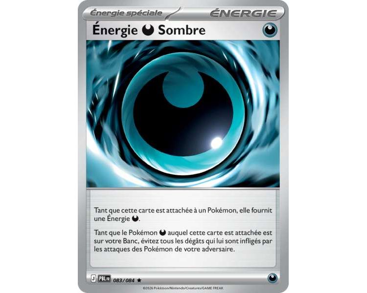 Énergie Obscurité Sombre 083/084 - Carte Rare Holographique- Méga-Évolution Nuit Noire