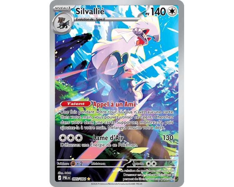 Silvallié Pv 140 095/084 - Carte Illustration Rare - Méga-Évolution Nuit Noire