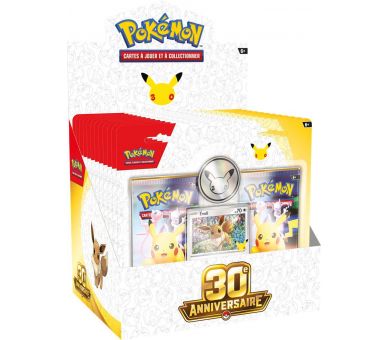 Pokémon 30 ans - Pack 2 Boosters 30ème Anniversaire