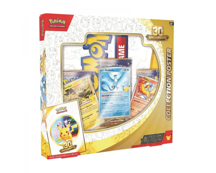 Pokémon 30 ans - Coffret Collection Poster 30ème Anniversaire