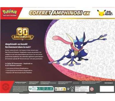 Pokémon 30 ans -Coffret Amphinobi-ex 30ème Anniversaire