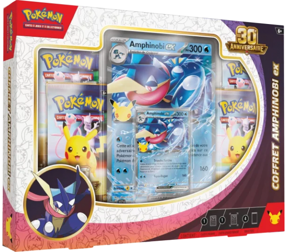 Pokémon 30 ans -Coffret Amphinobi-ex 30ème Anniversaire