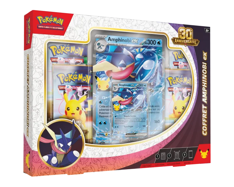Pokémon 30 ans -Coffret Amphinobi-ex 30ème Anniversaire