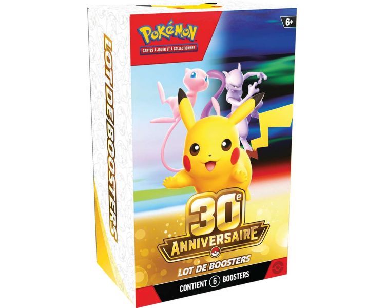 Pokémon - Bundle de 6 Boosters - 30e Anniversaire
