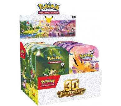 Pokémon - Mini Tin Q3 - 30e Anniversaire - Modèle Aléatoire Jour & Nuit