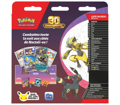 Pokémon - Deck du Dresseur Combat 30e Anniversaire - Mentali-ex