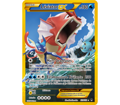 Léviator ex pv 180 Full Art SECRETE 123/122 carte vf neuve xy09 rupture turbo