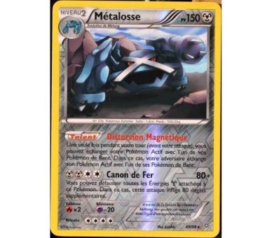 Carte Pokémon reverse Métalosse pv 150 - 49/98