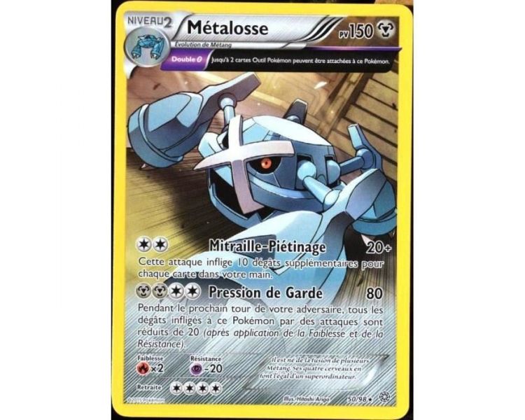 Carte Pokémon Métalosse full art pv 150 - 50/98