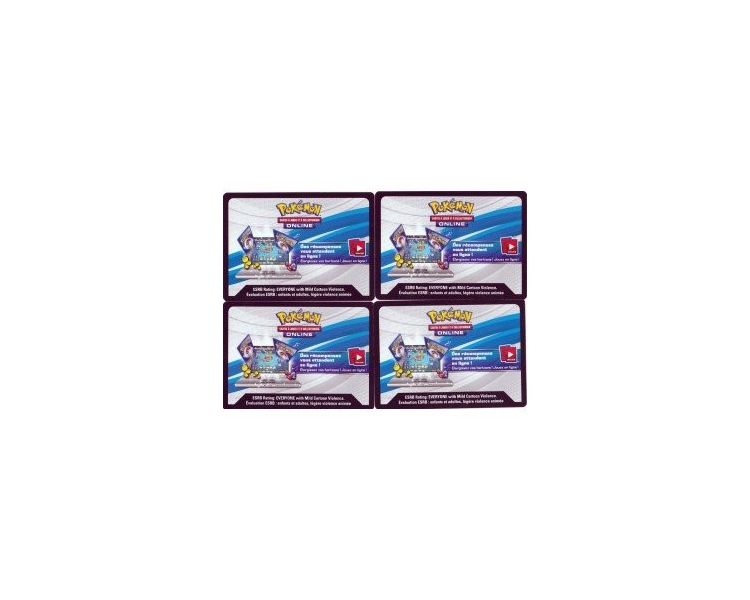 Lot de 5 cartes pokemon code Online série XY aléatoire