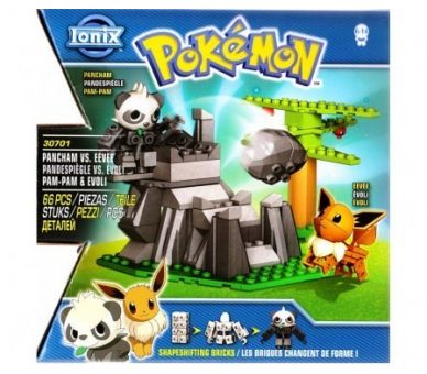Pokémon Ionix 66 briques - Pandespiegle vs Evoli