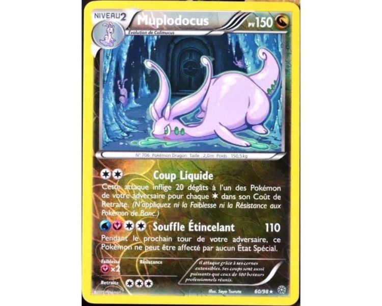 Carte Pokemon Muplodocus reverse pv 150 - 60/98