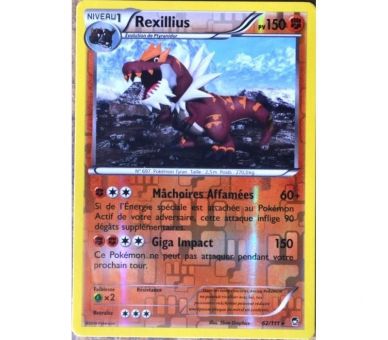 Rexillius 150 Pv Reverse - 62/111 POINGS FURIEUX