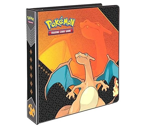 Grand Classeur Pokémon à Anneaux Xy - Dracaufeu sur fond noir et orange
