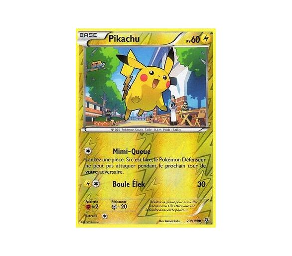 Pikachu 60 PV - 20/108 REVERSE XY06