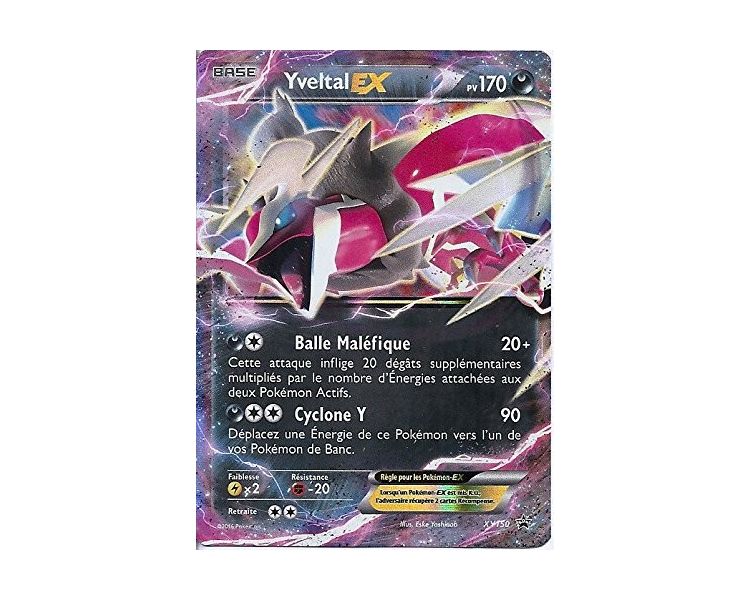 Carte Pokémon Yveltal Ex Pv 170 - XY150 Etoile Promo Neuve En Version Française