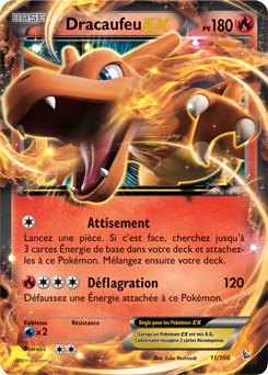 M Dracaufeu EX - Jumbo - carte Pokémon 69/106 Cartes Pokemon Jumbo XXL - XY