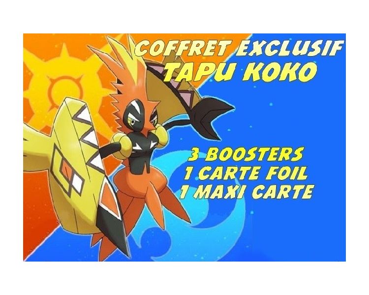 Coffret Pokémon TAPU KOKO 