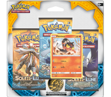 Tripack 3 Boosters - XY 13 Soleil Et Lune Flamiaou 60 Pv - VF
