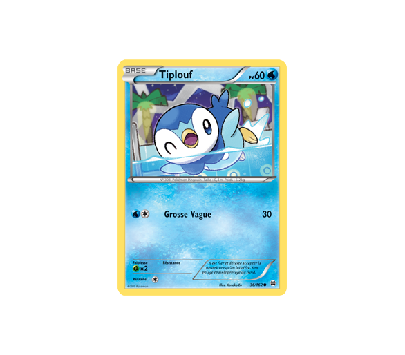 Tiplouf Pv 60 Carte Commune - 36/162 - XY08