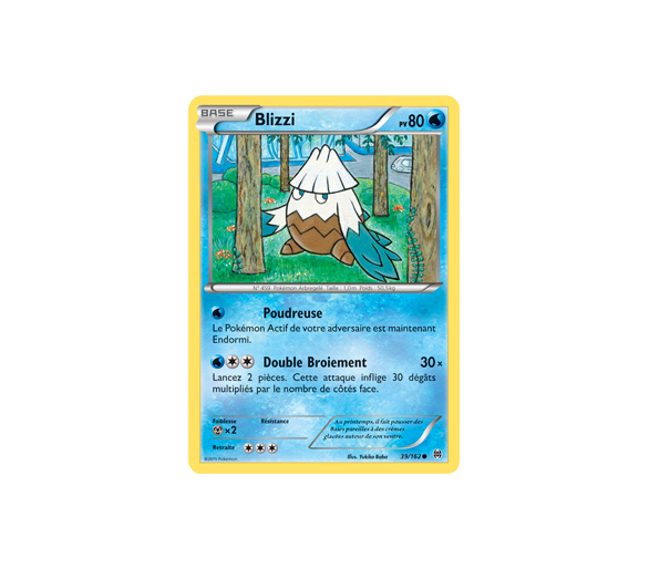 Blizzi Pv 80 Carte Commune - 39/162 XY08