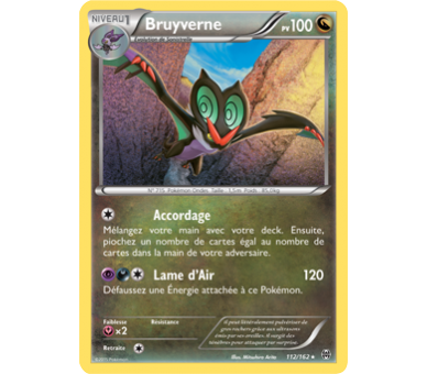 Bruyverne Pv 100 Carte Rare - 112/162 - XY08