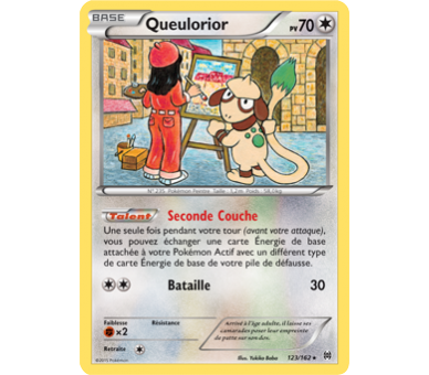 Queulorior Pv 70 Carte Rare - 123/162 - XY08