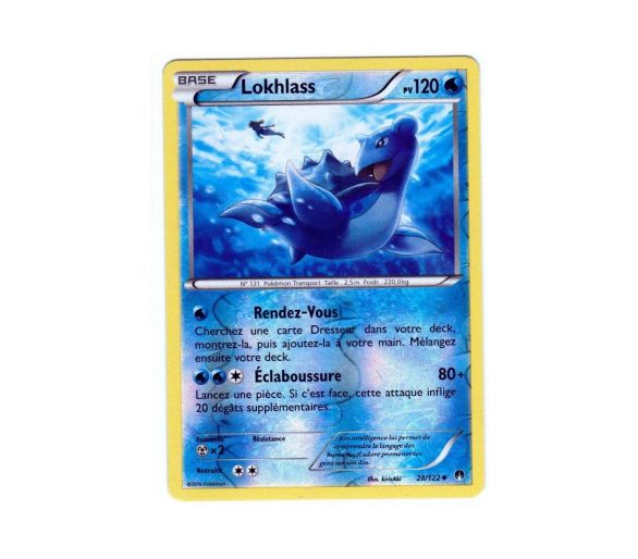 Lokhlass Pv 120 Carte Reverse Peu Commune - 28/122 - XY9