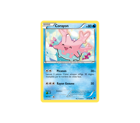 Corayon Carte Commune Pv 80 - 29/122 - XY9