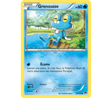 Grenousse Carte Commune Pv 60 - 38/122 - XY9