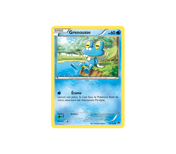 Grenousse Carte Commune Pv 60 - 38/122 - XY9